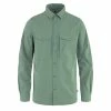 Fjallraven Abisko Trekking Shirt Patina Green -Hikerdelic Sales Store FjallravenAbiskoTrekkingShirtPatinaGreen 1