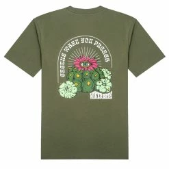 Hikerdelic Sales Store -Hikerdelic Sales Store Hikerdelic Cactus SS T Shirt Khaki 02