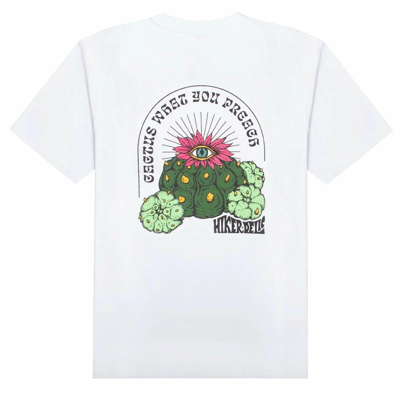 Hikerdelic Cactus SS T-Shirt White 4 Hikerdelic Cactus SS T-Shirt White - Image 2