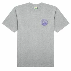 Hikerdelic Core Logo SS T-Shirt Grey Marl