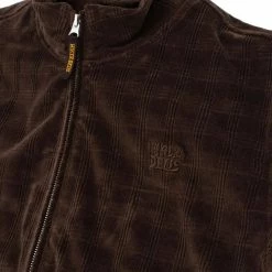 Hikerdelic Plaid Corduroy Track Jacket Brown -Hikerdelic Sales Store Hikerdelic Plaid Corduroy Track Jacket Brown Hikerdelic 1658741658