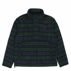 Hikerdelic Plaid Smock Jacket Green/Navy Plaid