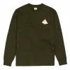 Hikerdelic Pyramid Long Sleeve T-Shirt Khaki -Hikerdelic Sales Store Hikerdelic Pyramid Long Sleeve T Shirt Khaki 1