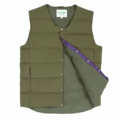 Hikerdelic Sales Store -Hikerdelic Sales Store Hikerdelic Quilted Vest olive 2