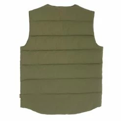 Hikerdelic Quilted Vest - Khaki -Hikerdelic Sales Store Hikerdelic Quilted Vest olive 3