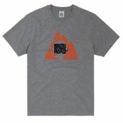 Hikerdelic Trek Your Head T-Shirt Grey Marl