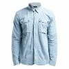 Left Hand Twin Pocket Shirt Light Blue 2 Left Hand Twin Pocket Shirt Light Blue -Hikerdelic Sales Store LH34000 SS LIGHT BLUE 0