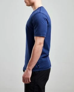 Left Hand Hand Tee Navy -Hikerdelic Sales Store LH42004 SS NAVY 02