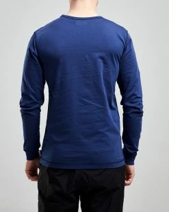 Left Hand L/S Patch Pocket Tee Navy -Hikerdelic Sales Store LH43001 SS NAVY 03