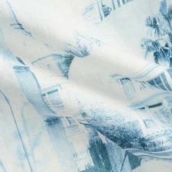 RRL By Ralph Lauren Postcard-Print Linen-Cotton Camp Shirt Cream/Blue -Hikerdelic Sales Store NEWClothingtemplate 0000 Layer154