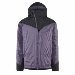 Klattermusen Bifrost Hooded Down Jacket Purple Stone / Raven