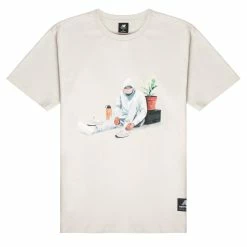 New Balance NB Athletics Jacob Rochester Gear Up Tee Off White