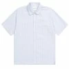 Norse Projects Ivan Oxford Monogram S/S Shirt Blue Stripe -Hikerdelic Sales Store NorseProjectsIvanOxfordMonogramSSShirtBlueStripe29795 1