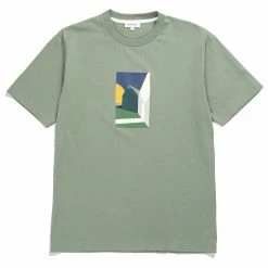 Norse Projects Johannes Collage T-Shirt Dried Sage Green