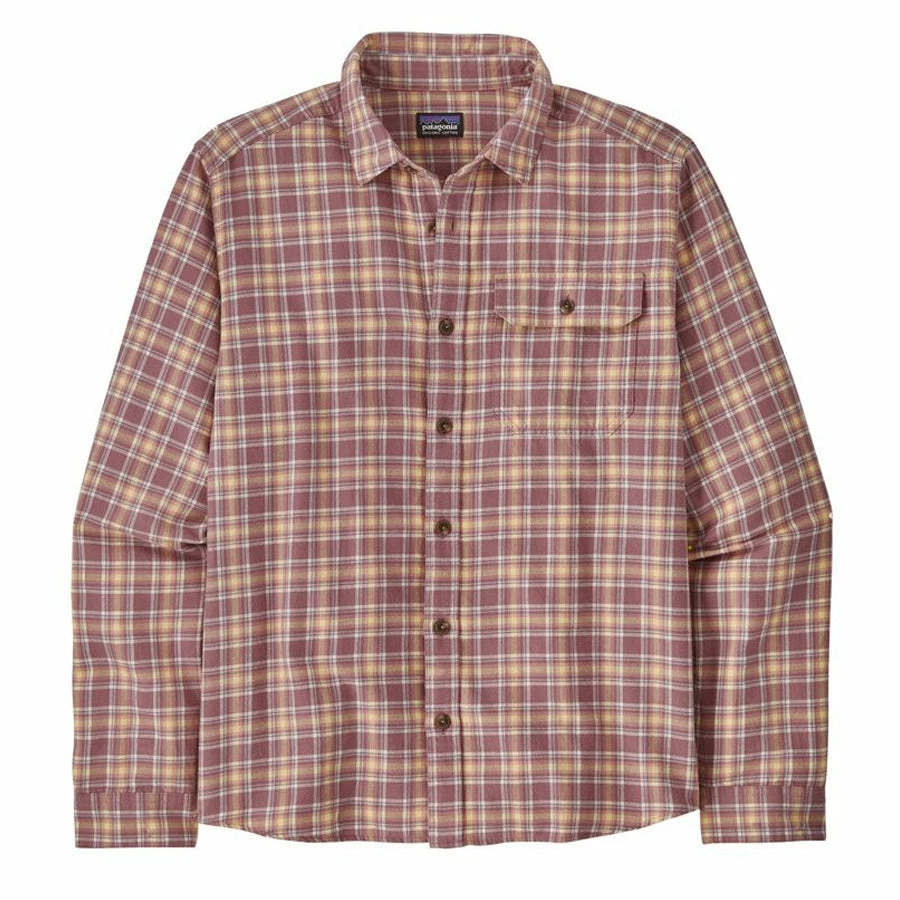 Patagonia L/S Cotton In Conversion LW Fjord Flannel Shirt Squared Evening Mauve 3 Patagonia L/S Cotton In Conversion LW Fjord Flannel Shirt Squared Evening Mauve