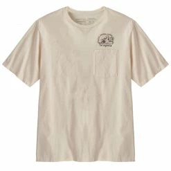 Patagonia Lost And Found Organic Pocket T Shirt Undyed Natural