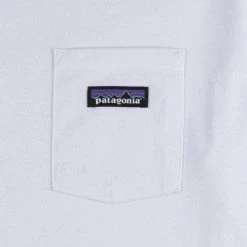 Patagonia P-6 Label Pocket Responsibili-Tee White -Hikerdelic Sales Store PatagoniaP6LabelPocketResponsibiliTee White 19006 3 600x600 1