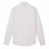 Portuguese Flannel Mao Suave Shirt White / Grey Stripe