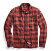 RRL By Ralph Lauren Farrell Workshirt Twill Plaid L/S Red / Black -Hikerdelic Sales Store RRL by Ralph Lauren Farrell Workshirt Twill Plaid LS Red Black 16387 1 1