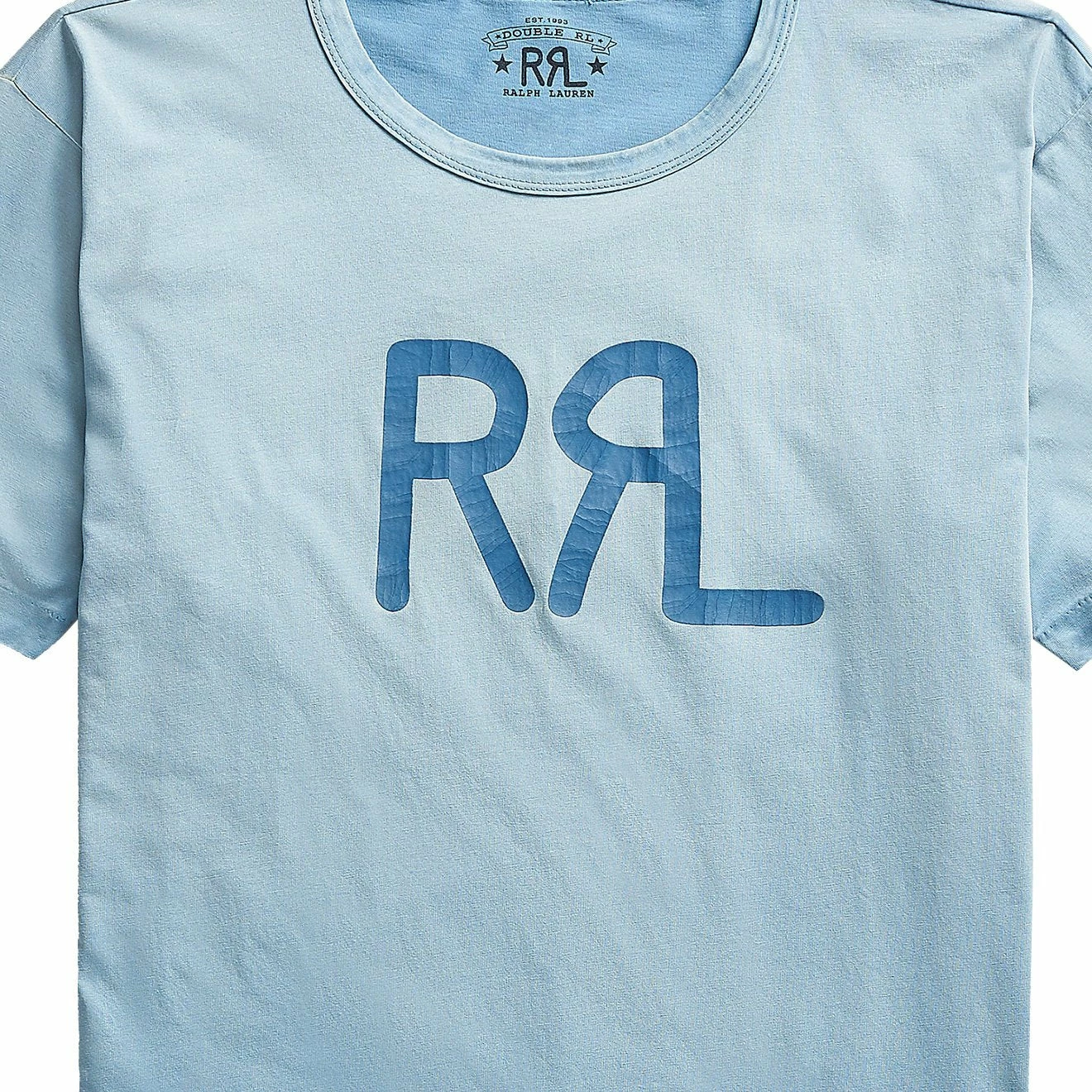 RRL By Ralph Lauren S/S Logo T-Shirt Surplus Blue 5 RRL By Ralph Lauren S/S Logo T-Shirt Surplus Blue - Image 3
