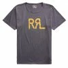 RRL By Ralph Lauren S/S Logo T-Shirt Navy -Hikerdelic Sales Store RRL by Ralph Lauren SS Logo T Shirt Navy 18590 1