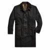 RRL By Ralph Lauren Waxed Cotton Coat Vintage Black