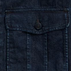 RRL By Ralph Lauren Indigo Cotton-Linen Denim Overshirt Indigo -Hikerdelic Sales Store RRLbyRalphLaurenIndigoCotton LinenDenimOvershirtIndigo30084 4