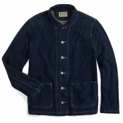 RRL By Ralph Lauren Indigo French Terry Jacket Indigo