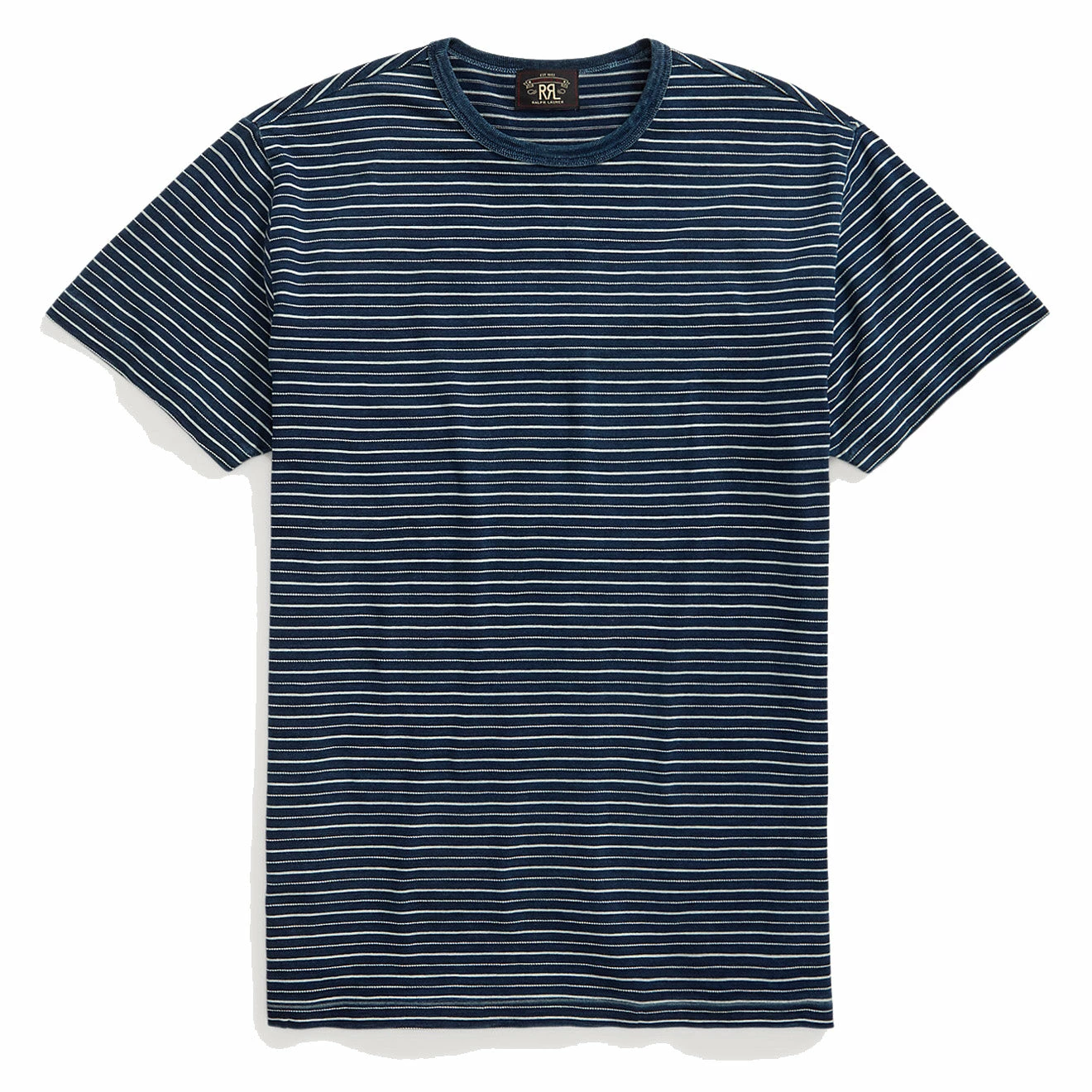 RRL By Ralph Lauren Indigo Striped Jersey T-Shirt Indigo Multi 3 RRL By Ralph Lauren Indigo Striped Jersey T-Shirt Indigo Multi