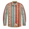 RRL By Ralph Lauren Jacquard Workshirt Red / Multi -Hikerdelic Sales Store RRLbyRalphLaurenJacquardWorkshirtRedMulti 1
