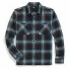 RRL By Ralph Lauren Plaid Jaspe Twill Camp Workshirt Black/Blue -Hikerdelic Sales Store RRLbyRalphLaurenPlaidJaspeTwillCampWorkshirtBlackBlue30064 1