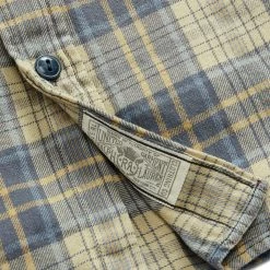 RRL By Ralph Lauren Plaid Twill Workshirt Faded Blue/Yellow 10 RRL By Ralph Lauren Plaid Twill Workshirt Faded Blue/Yellow -Hikerdelic Sales Store RRLbyRalphLaurenPlaidTwillWorkshirtFadedBlueYellow 3