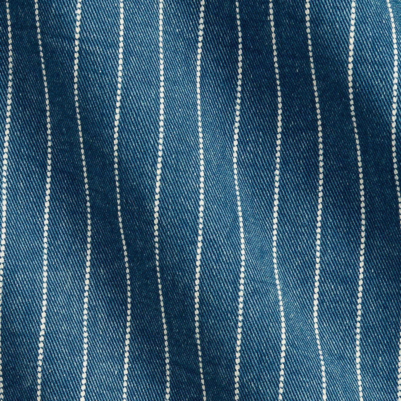 RRL By Ralph Lauren Striped Indigo Twill Workshirt Med Indigo 6 RRL By Ralph Lauren Striped Indigo Twill Workshirt Med Indigo - Image 4