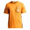 ST95 Globe Pocket Tee Light Orange
