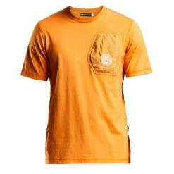 ST95 Globe Pocket Tee Light Orange