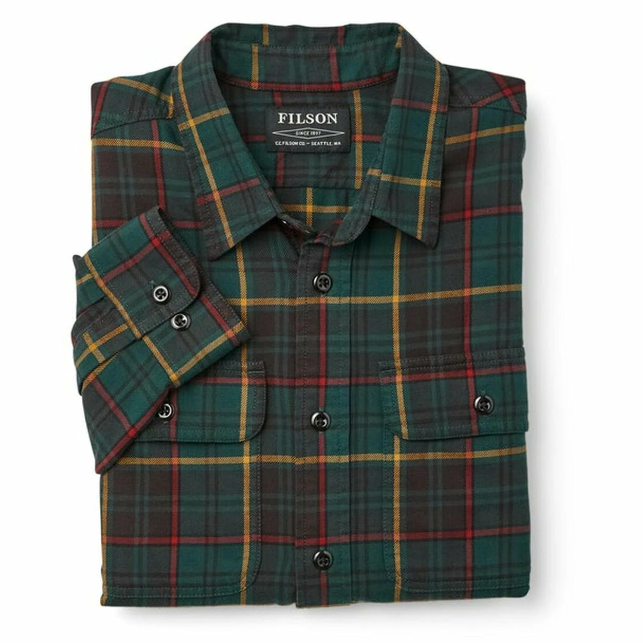 Filson Scout Shirt Green / Brown 5 Filson Scout Shirt Green / Brown - Image 3