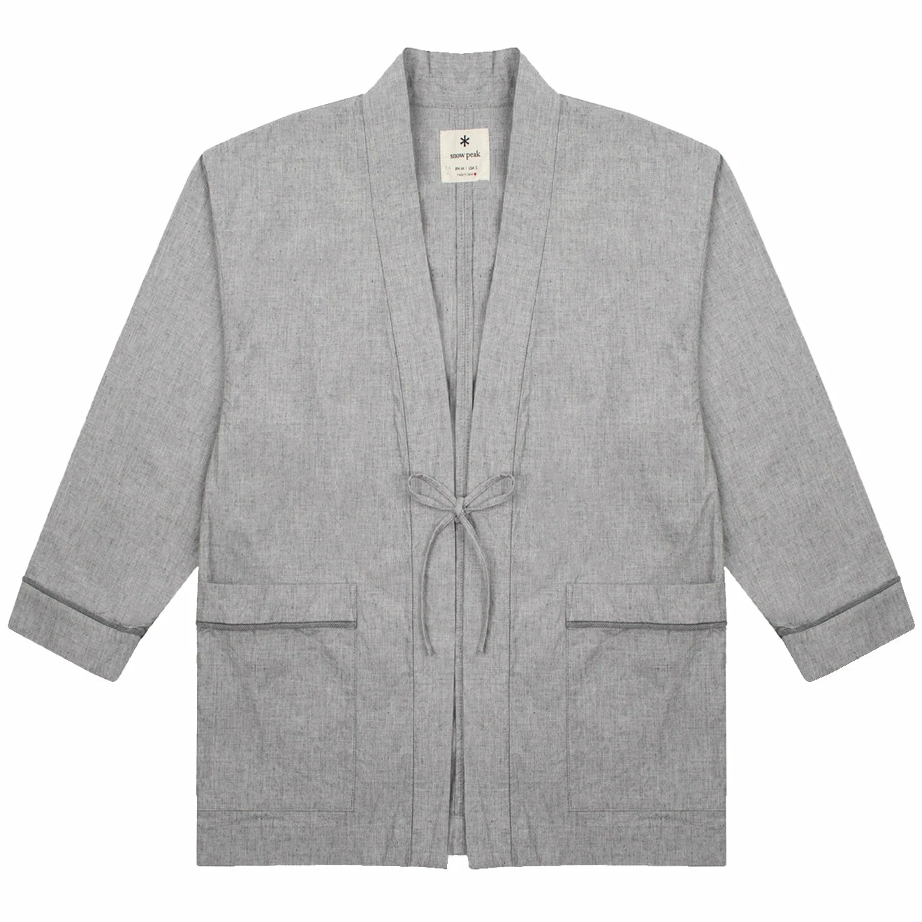 Snow Peak Noragi Jacket Grey 3 Snow Peak Noragi Jacket Grey