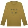 Snow Peak SP Tarp Long Sleeve Tee Mustard -Hikerdelic Sales Store Snow Peak SP Tarp Long Sleeve Tee Mustard 23414 01