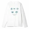 Snow Peak SP Tarp Long Sleeve Tee White -Hikerdelic Sales Store Snow Peak SP Tarp Long Sleeve Tee White 23415 1
