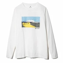 Snow Peak Campfield L/S T-Shirt White