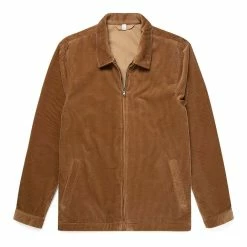 Sunspel Harrington Jacket Dark Camel