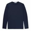Sunspel Long Sleeve Crew Neck T-Shirt Navy 2 Sunspel Long Sleeve Crew Neck T-Shirt Navy -Hikerdelic Sales Store Sunspel Long Sleeve Crew Neck T Shirt Navy 13163 1