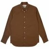 Uniform Bridge All Weather Relax Cotton Shirt Brown -Hikerdelic Sales Store UniformBridgeAllWeatherRelaxCottonShirt Brown 17438 1