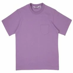 Uniform Bridge Heavyweight Pocket Tee Purple